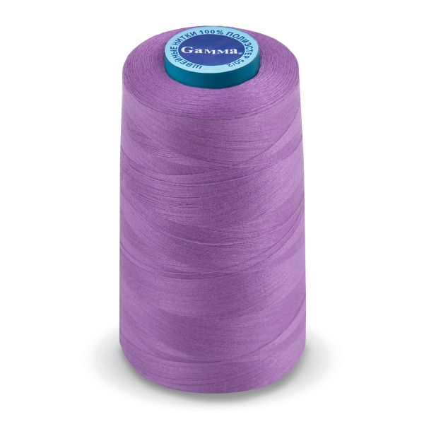 Нитки универсальные Gamma 50/2, 4570 м (5000 ярд) / 1 кат., 179 сиреневый