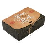 Коробка без окна с лентой 16.5х11.5х5 см, №2 Мужская, S-Chief CBC-016