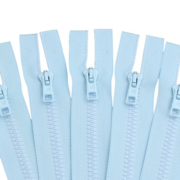 Молния трактор Arta Т6 (6 мм) 1 зам., разъем., 50 см, цв. 104 голубой, уп.5 шт