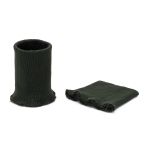 Манжеты трикотажные 9.0х9.5 см, 1 пара, средней плотности 14 кл, 1х1, 8114 т.хаки