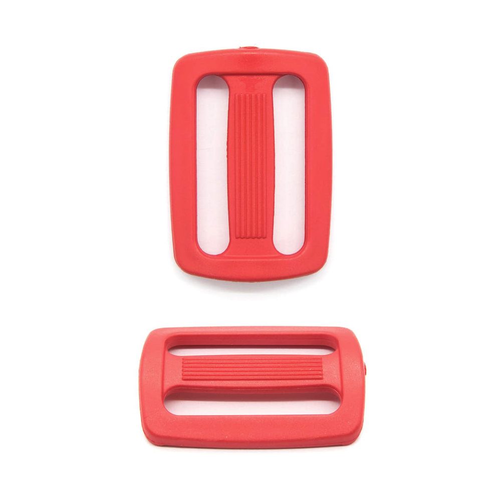 Пряжка, ПА, цветная, 30 мм (с820 красный), 50 шт