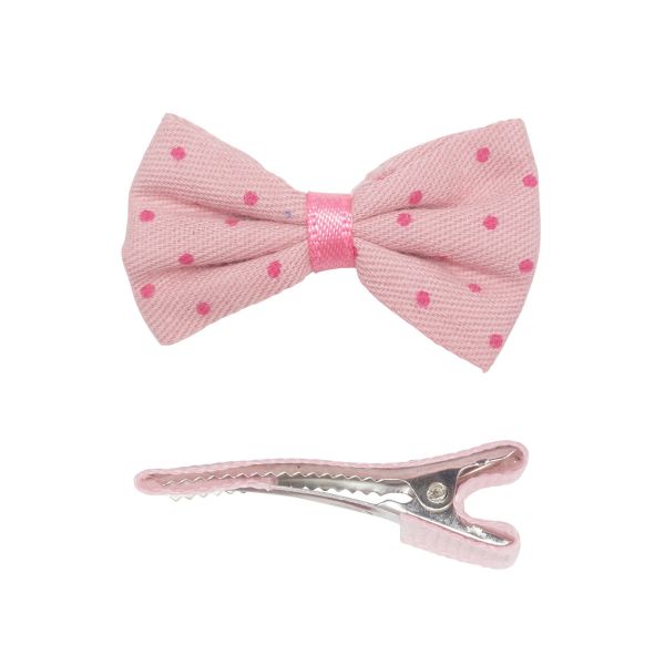 Набор Б-002 мини бантик+заколка 35мм/35мм (св.розовый) 29353