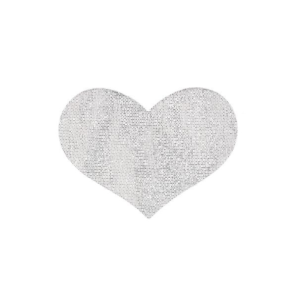 Термоаппликация №5 12 шт, 5-13 сердечко серебро 5.5х4 см, Blitz