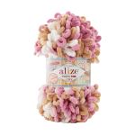 Пряжа Alize (Ализе) Puffy Fine Color / уп.5 мот. по 100 г, 14,5 м, 6402