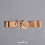 Вставка из лент с розами 160х25 мм, TBY.HTEX.20.2, цв.розово-персиковый уп.5 шт