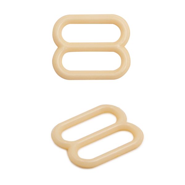 Рамки-регуляторы для бюстгальтера пластик 10.0 мм, 100 шт, C180 телесный