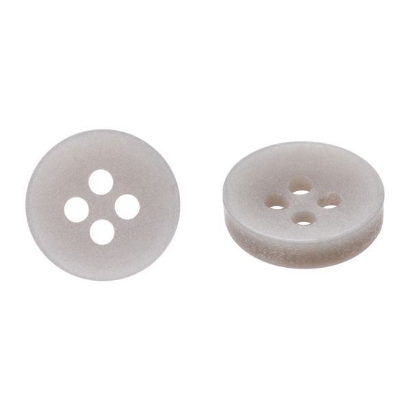 Пуговица 4 прокола 18L=11 мм, пластик, 05 св.серый, CN2856, 72 шт