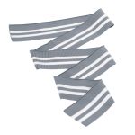 Подвяз (довяз) трикотажный 6.0х120.0 см, серый с белым, CL-053