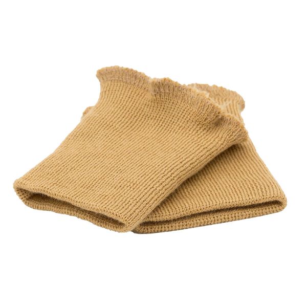 Манжеты трикотажные 7.0х9.0 см, 1 пара, тонкие 14кл. 1х1, 070 соломенный