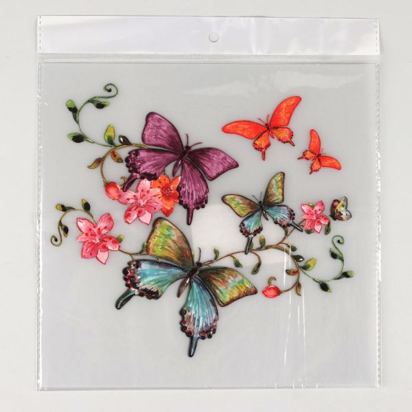 Термотрансфер бабочки 18х20см упак. 5 шт, 5 шт
