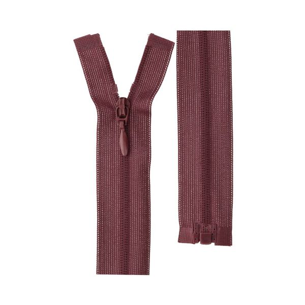 Молния спираль потайная плательная Т3 (3 мм) 1 зам., разъем., 20 см, 175 т.бордовый, G103L Gamma, 10 шт