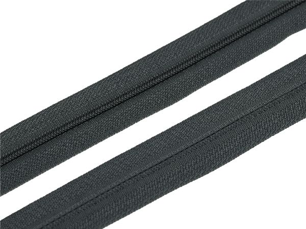 Молния рулонная витая (спираль) Т3 (3 мм), УСИЛЕННАЯ, НА БОБИНЕ, S-156 т.серый (цв.SBS) / 200 метров