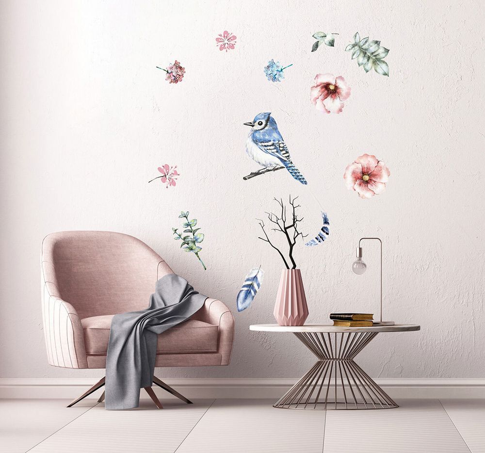 Набор интерьерных наклеек Утро в цветущем саду, Фрея ISRM-001