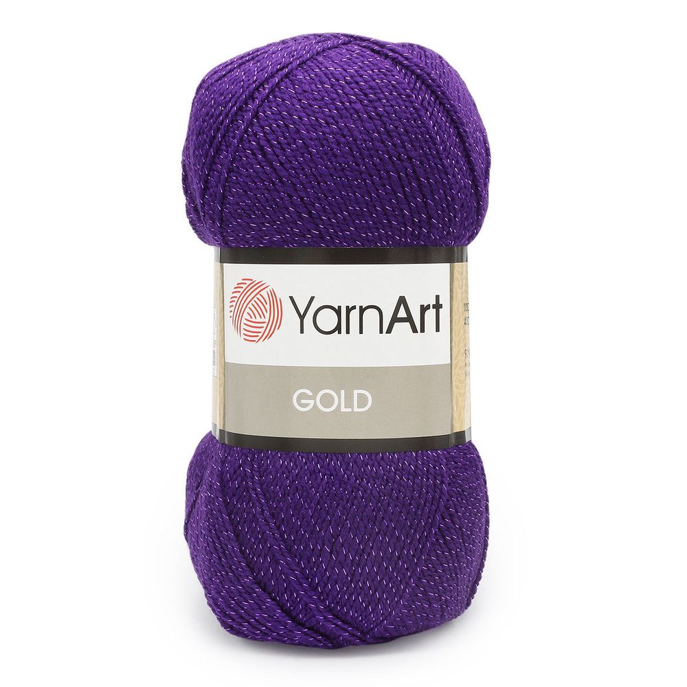 Пряжа YarnArt (ЯрнАрт) Gold / уп.5 мот. по 100 г, 400м, 9006 фиолетовый