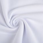 Ткань трикотаж 230гр/м² 98% хлопок 2% эласт, шир. 185 см, цв. 02 белый, уп. 1м