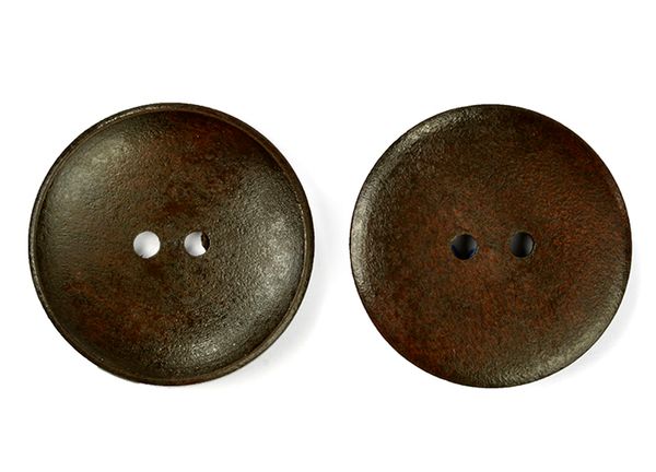 Пуговицы деревянные BT.WD.010 цв.коричневый 48L-32мм, 2 прокола, 20 шт