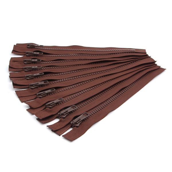 Молния трактор Arta Т6 (6 мм) 1 зам., н/раз., 18 см, цв. 066 св.коричневый, уп.10 шт