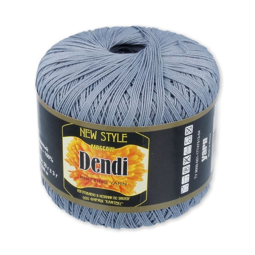 Пряжа Камтекс Денди / уп.10 мот. по 50 г, 330 м, цв.169 серый Пряжа Камтекс Денди / уп.10 мот. по 50 г, 330 м, цв.169 серый