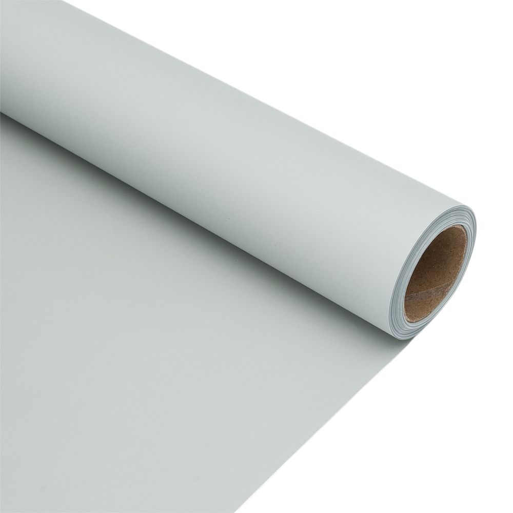 Пленка упаковочная однотонная для цветов и подарков, 65 мкр, 58см / 10м ± 5% (VH2548 дымчато-голубой)