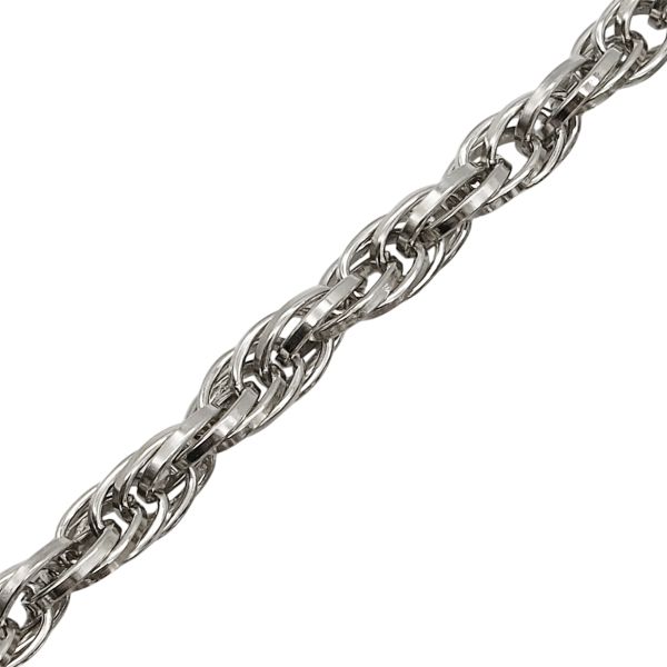 Цепь стальная, 9,9x7,2 мм, 10 м, никель
