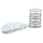 Нитки силиконовые для бисера, 0,4 мм, 25 м, прозрачный, 10 катушек