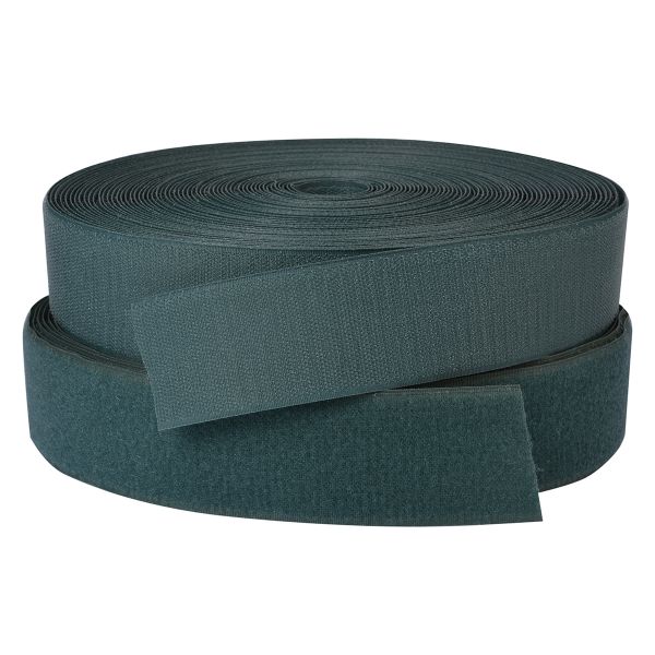 Лента контактная липучка (велкро) пришивная 50 мм / 25 метров, F267 (С889) бл.зеленый, /пара/, кач.