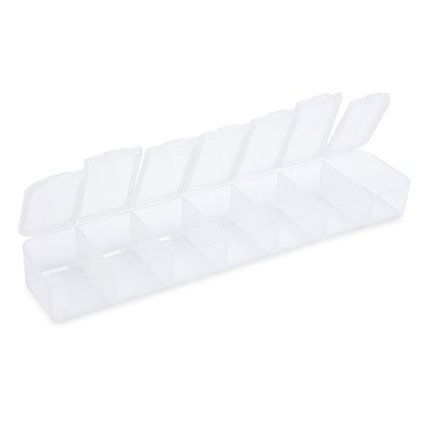 Контейнер для бисера 7 ячеек 23,3х5,2х2,8см Hobby&Pro, 29557