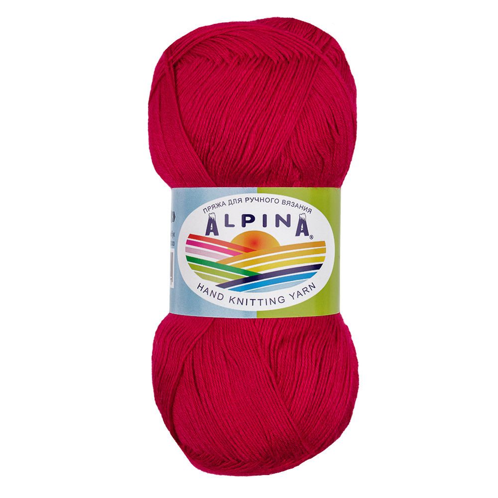 Пряжа Alpina Viven / уп.10 мот. по 50г, 405м, 05 малиновый Пряжа Alpina Viven / уп.10 мот. по 50г, 405м, 05 малиновый