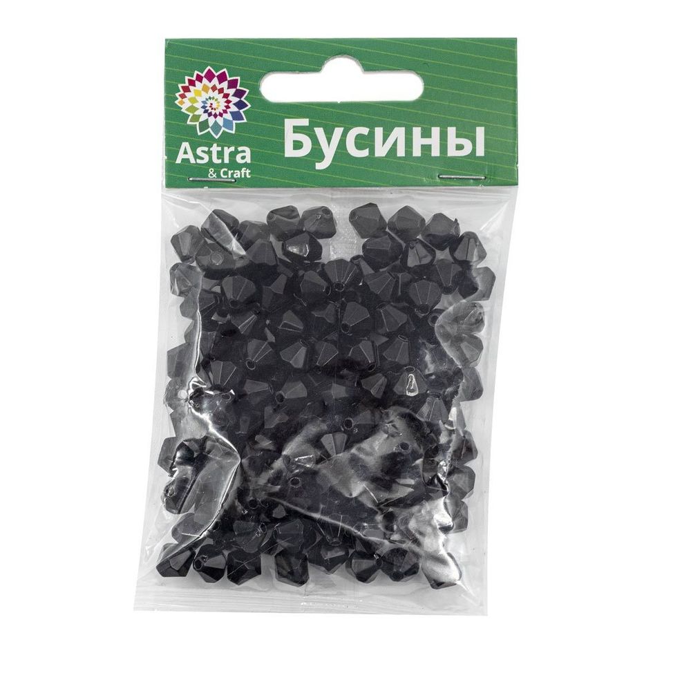 Бусины акрил ⌀8 мм, 25 г, ромбовидные, Astra&Craft, 90