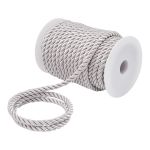 Шнур витой 8мм / 18,29м, 152 серебро