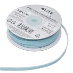 Лента бархатная (тесьма) эластичная 6.0 мм / 16.5±0.5 метра, №603 (14-4316) голубой, Blitz VRE-06