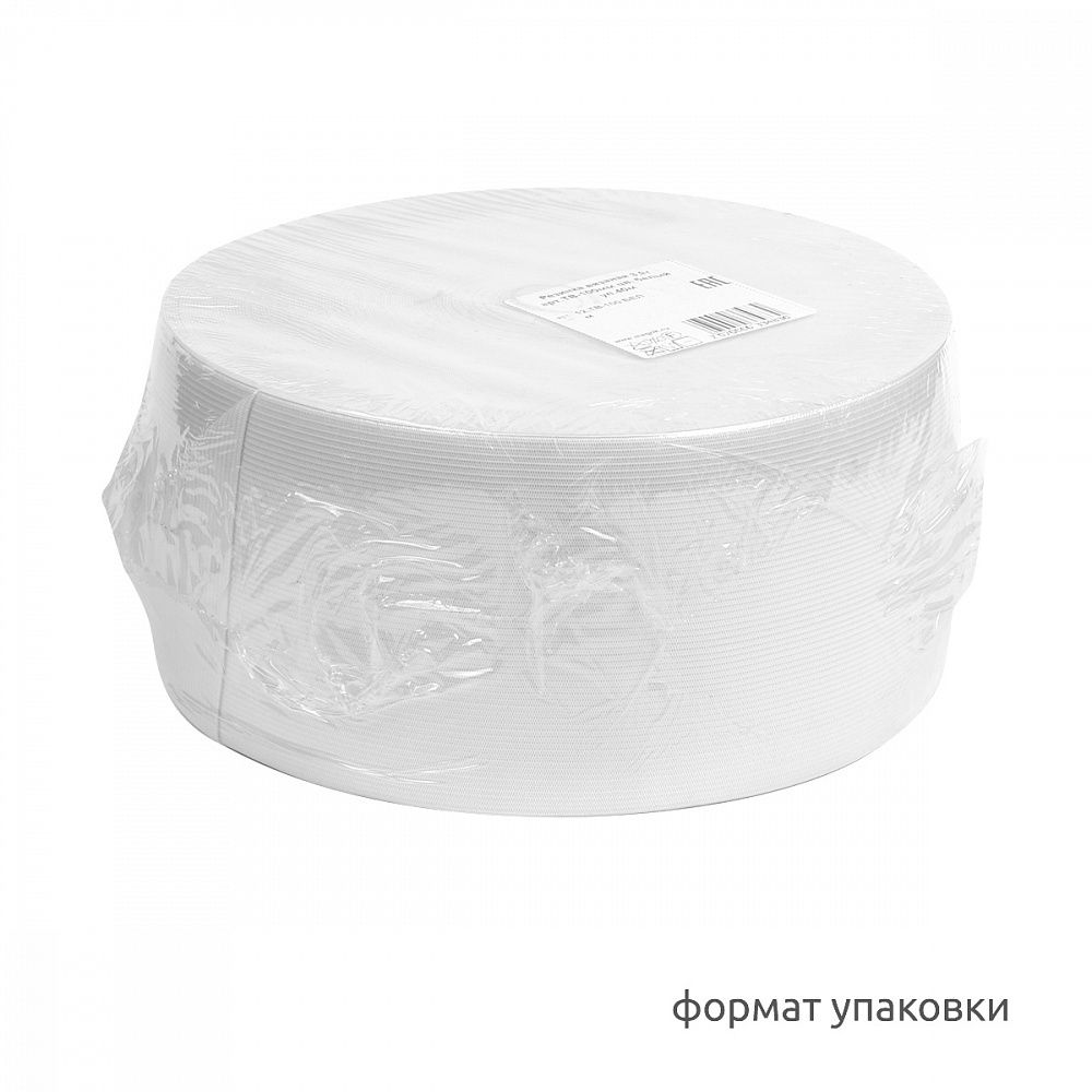 Резинка вязаная 100.0 мм / 40 метров, стандартная 3.9 г/п.м., белый