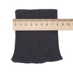 Манжеты трикотажные 8.0х9.5 см, 1 пара, средней плотности 14 кл, 1х1, средней плотности, 8125 т.серый