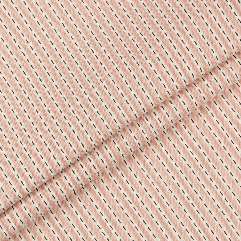 Ткань для пэчворка Peppy Век моды, отрез 50х55 см, 146 г/м², ВМ-08 розовый, Peppy