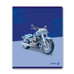 Тетрадь ученическая общая, выборочный лак, A5 96 л. на скобе 65 г/м², белизна 100% 5 шт клетка, 01531 Гжель, Светоч Т80