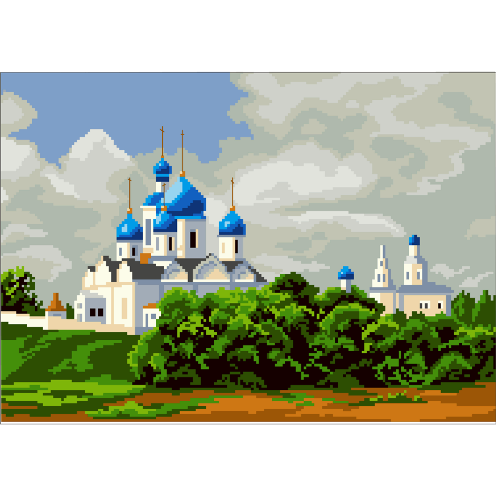 Набор для вышивания нитками Нитекс, 45х33 см