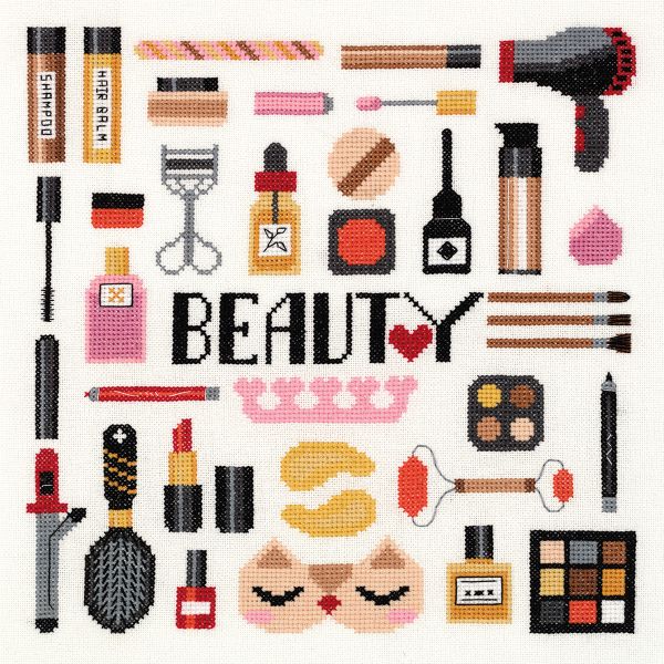 Набор для вышивания нитками Panna CE-7391, Красота, 27.5х27.5 см