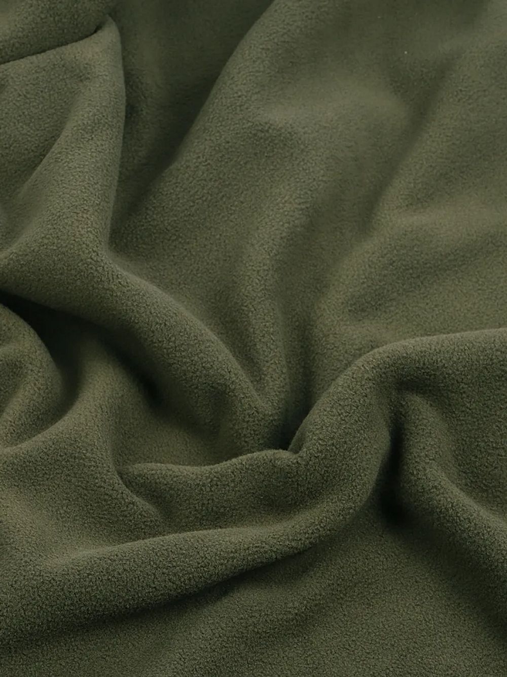Флис 2-сторонний 290 г/м², 150 см / 2 метра, TBY-0290-S078.2, цв.S078 олива