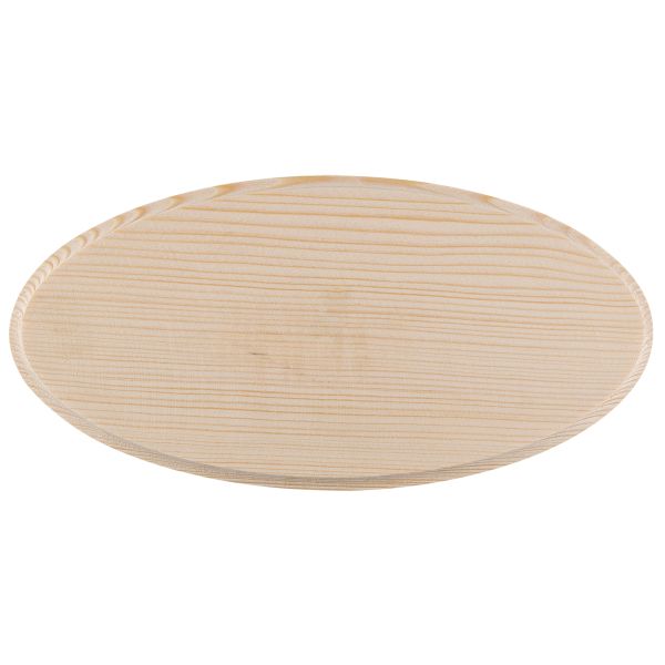 Заготовка из дерева панно Овал сосна 24.5х12х1.5 см, Mr.Carving, ПРМ-02