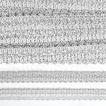 Тесьма отделочная 20 мм, 1-10 цв.серебро уп.13.71м