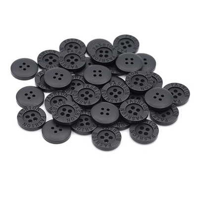 Пуговицы 4 прокола 28L (18мм), (Black (черный)), 36 шт, 615030-1