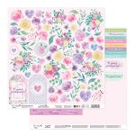 Бумага для скрапбукинга В расцвете 190 г/м², 30.5х30.5 см, 10 шт, 7 лист для вырезания, Mr.Painter PSR 2604