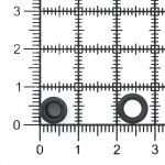 Люверсы металл ⌀_3.7 мм (внутр.), h4.56 мм (внутр.), №1.7, сталь, New Star, оксид, уп.≈5000 шт