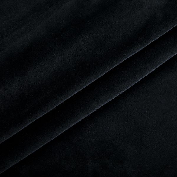 Микровелюр 312±5 г/м², 160 см / 5 метров, 004 чёрный, Gamma MCV
