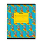 Тетрадь ученическая школьная, A5+ 24 л. на скобе 65 г/м², белизна 100% 30 шт, клетка, 000718 Ужастики, Светоч 24ТЕТк-001