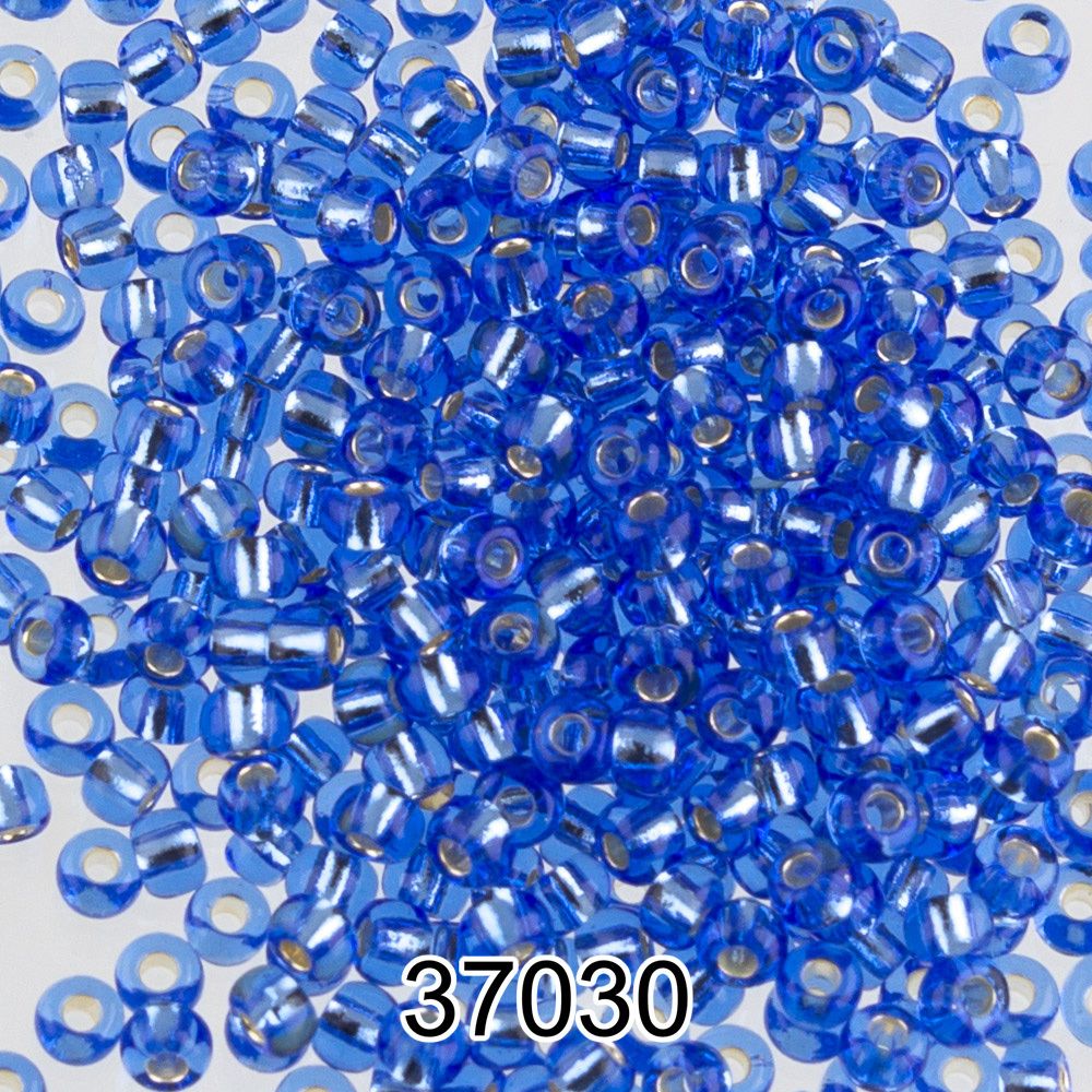 Бисер Preciosa круглый 10/0, 2.3 мм, 500 г, 37030 (Ф266) св.голубой