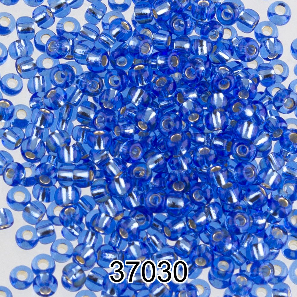Бисер Preciosa 10/0 (2.3 мм), 500 г, 37030 (Ф266) св.голубой