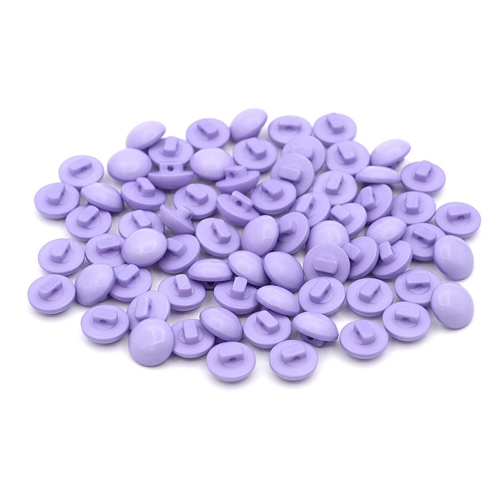 Пуговицы на ножке 18L (11мм), пластик (purple (фиолетовый)), 72 шт, PS20