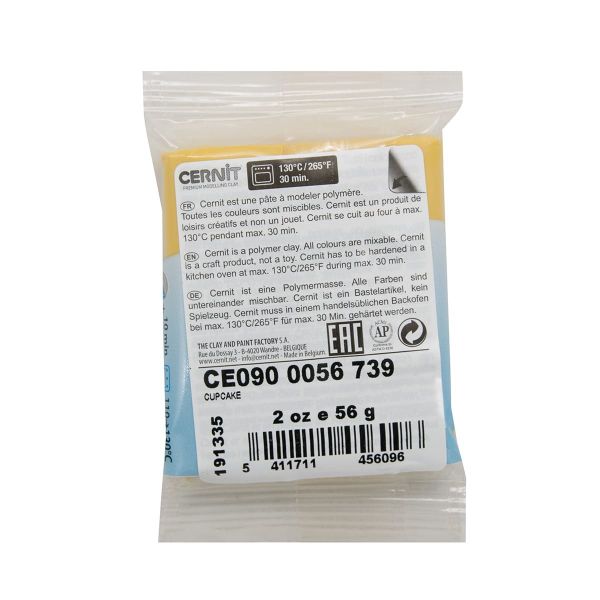 Полимерная глина Cernit №1 запекаемая, классическая 56-62 гр, 739 кекс