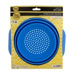 Дуршлаг силиконовый 27.5х23.5х14 см, круглый с ручками, Pan-Cake SPC-0008